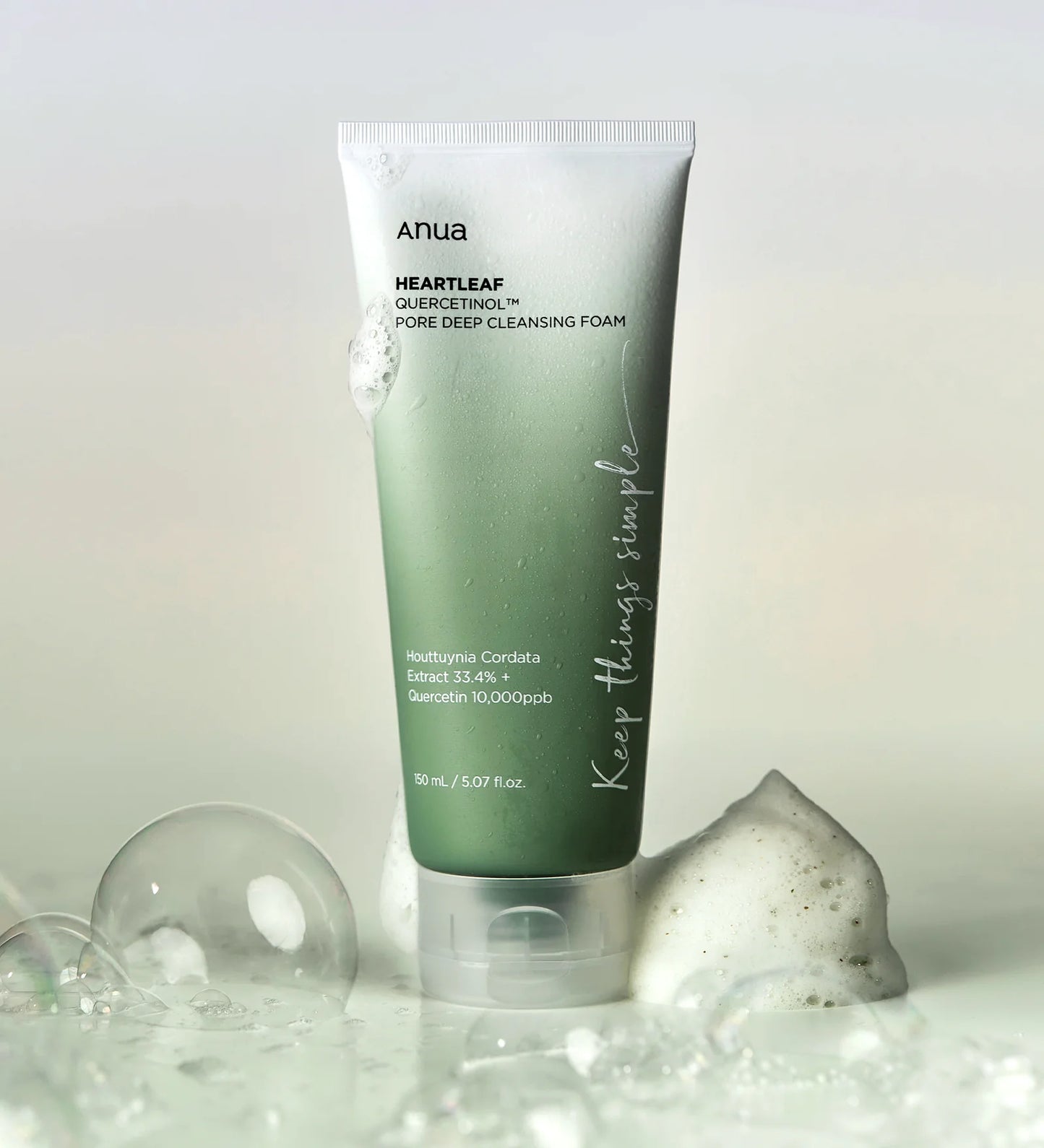 Heartleaf Quercetinol Pore Deep Cleansing Foam - Glow Skin Products