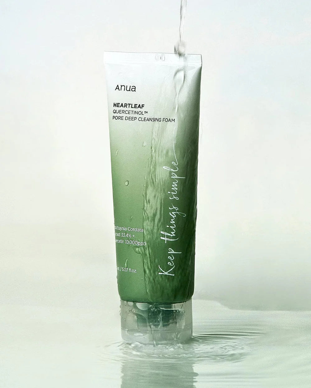 Heartleaf Quercetinol Pore Deep Cleansing Foam - Glow Skin Products