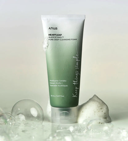 Heartleaf Quercetinol Pore Deep Cleansing Foam - Glow Skin Products