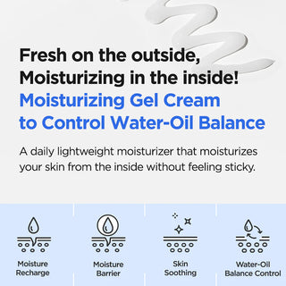 Lichte gelcrème met hyaluronzuur voor vette huid – ISNTREE verpakking _ Glow skin products