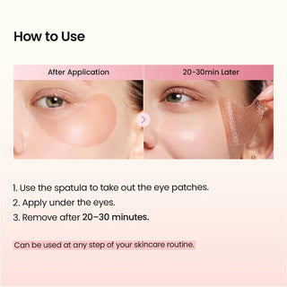 Collagen Peptide Eye Patches - Glow Skin Products